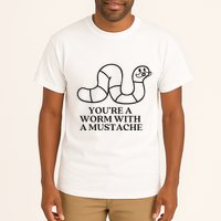 Oure A Worm With A Mustache Anderpump Rules Tall T-Shirt