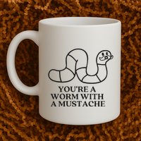 Oure A Worm With A Mustache Anderpump Rules Mug