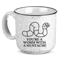 Oure A Worm With A Mustache Anderpump Rules 15oz Campfire Ceramic Mug