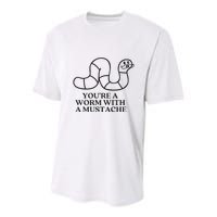 Oure A Worm With A Mustache Anderpump Rules Youth Performance Sprint T-Shirt