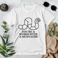 Oure A Worm With A Mustache Anderpump Rules Premium T-Shirt