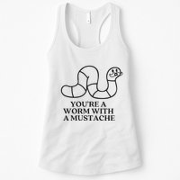 Oure A Worm With A Mustache Anderpump Rules Womens Tank Top