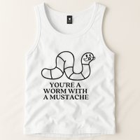 Oure A Worm With A Mustache Anderpump Rules Tank Top