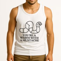 Oure A Worm With A Mustache Anderpump Rules Tank Top