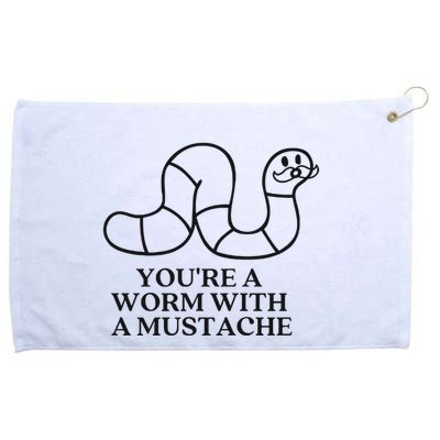 Oure A Worm With A Mustache Anderpump Rules Grommeted Golf Towel