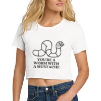Oure A Worm With A Mustache Anderpump Rules Crop Top