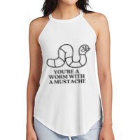 Oure A Worm With A Mustache Anderpump Rules Women's Perfect Tri Rocker Tank