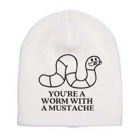 Oure A Worm With A Mustache Anderpump Rules Short Acrylic Beanie