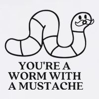 Oure A Worm With A Mustache Anderpump Rules Short Acrylic Beanie