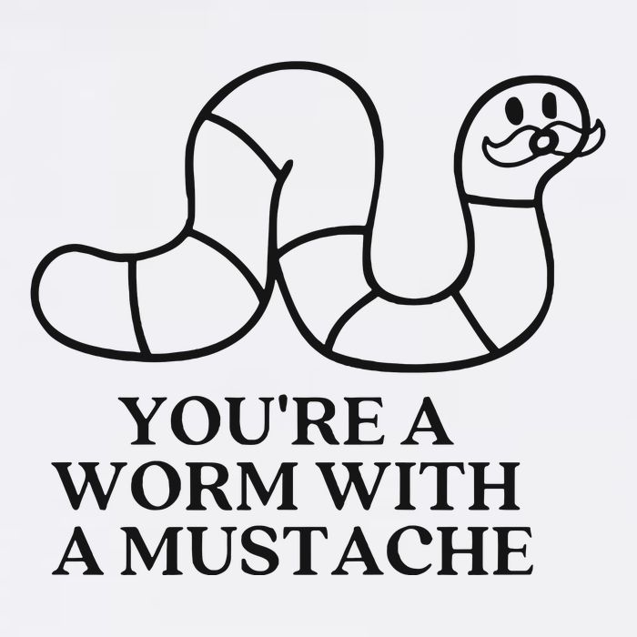 Oure A Worm With A Mustache Anderpump Rules Short Acrylic Beanie