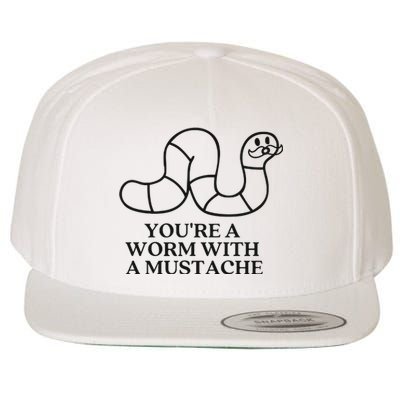 Oure A Worm With A Mustache Anderpump Rules Wool Snapback Cap