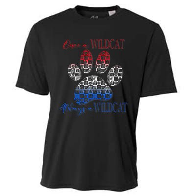 One A Wildcats Always In A Paw Print Cooling Performance Crew T-Shirt