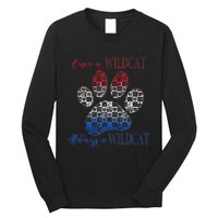 One A Wildcats Always In A Paw Print Long Sleeve Shirt