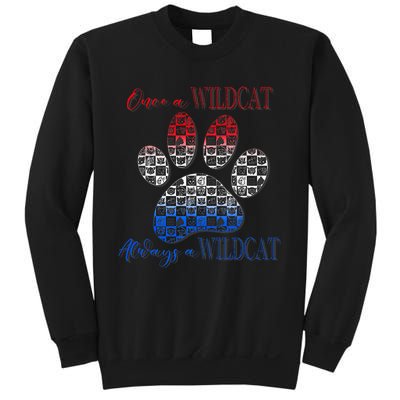 One A Wildcats Always In A Paw Print Sweatshirt