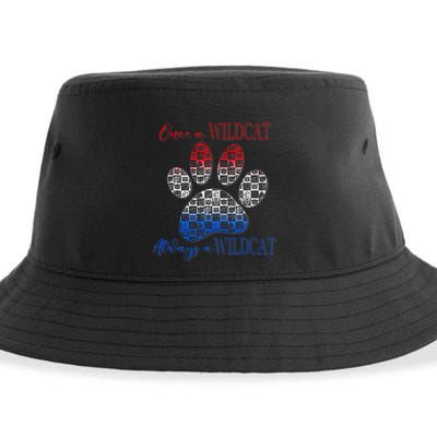 One A Wildcats Always In A Paw Print Sustainable Bucket Hat