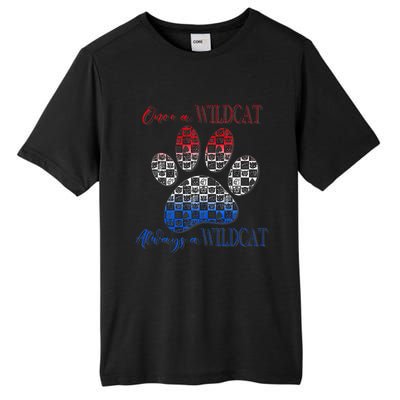 One A Wildcats Always In A Paw Print Tall Fusion ChromaSoft Performance T-Shirt