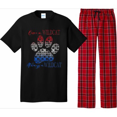 One A Wildcats Always In A Paw Print Pajama Set