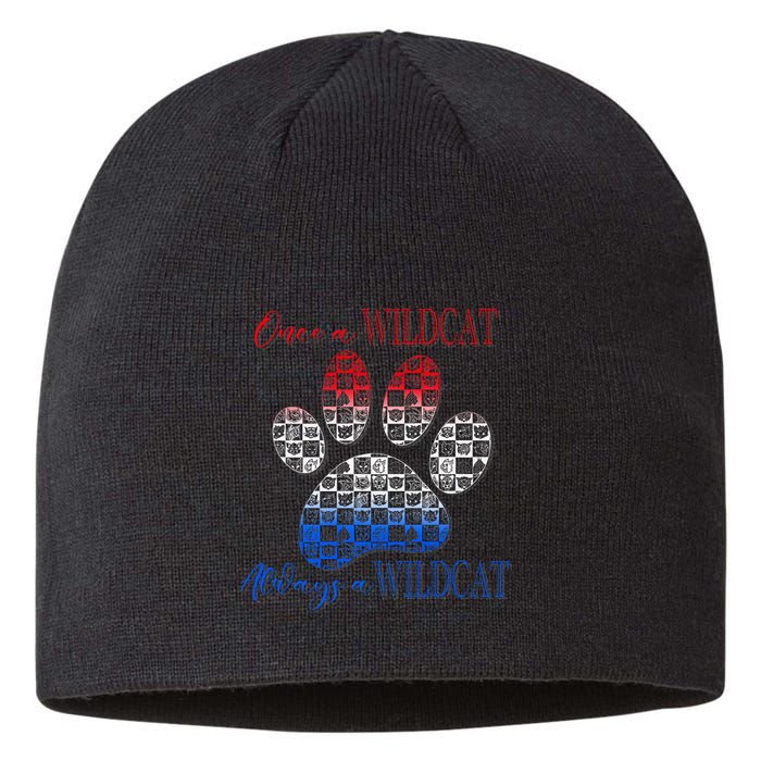 One A Wildcats Always In A Paw Print Sustainable Beanie