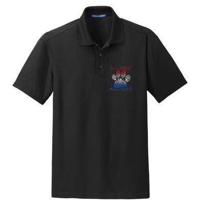 One A Wildcats Always In A Paw Print Dry Zone Grid Polo