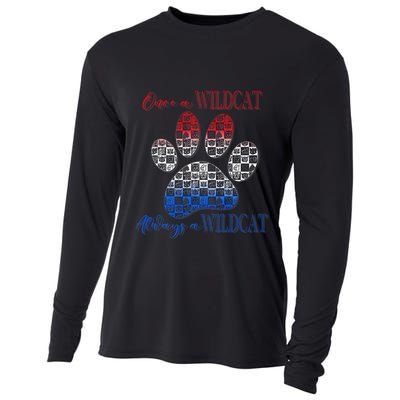 One A Wildcats Always In A Paw Print Cooling Performance Long Sleeve Crew