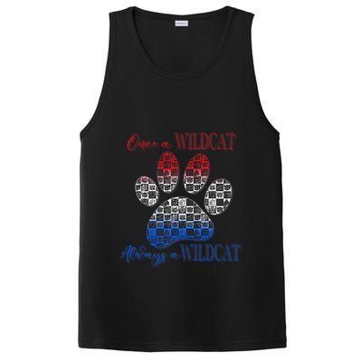 One A Wildcats Always In A Paw Print PosiCharge Competitor Tank