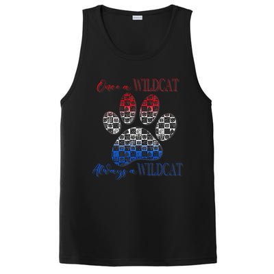 One A Wildcats Always In A Paw Print PosiCharge Competitor Tank