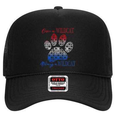 One A Wildcats Always In A Paw Print Trucker Hat