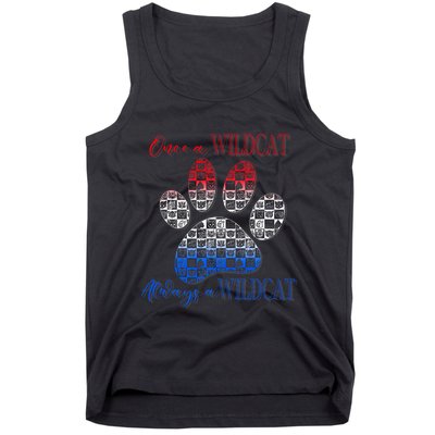 One A Wildcats Always In A Paw Print Tank Top
