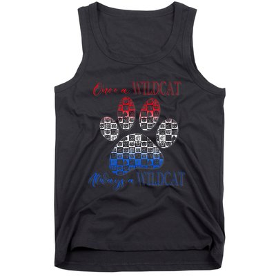 One A Wildcats Always In A Paw Print Tank Top