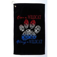 One A Wildcats Always In A Paw Print Golf Towel