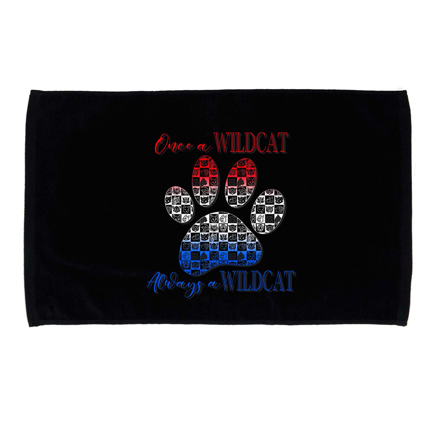 One A Wildcats Always In A Paw Print Microfiber Hand Towel