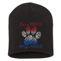 One A Wildcats Always In A Paw Print Short Acrylic Beanie