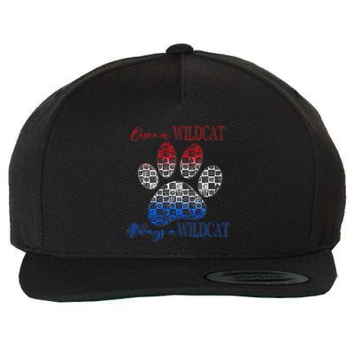 One A Wildcats Always In A Paw Print Wool Snapback Cap