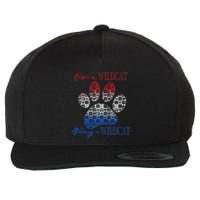 One A Wildcats Always In A Paw Print Wool Snapback Cap