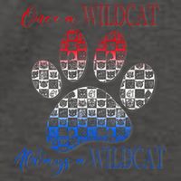 One A Wildcats Always In A Paw Print Vector Backpack