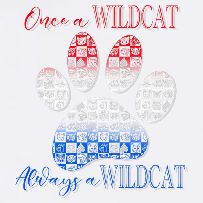 One A Wildcats Always In A Paw Print Garment-Dyed Sweatshirt