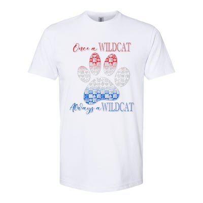 One A Wildcats Always In A Paw Print Softstyle CVC T-Shirt