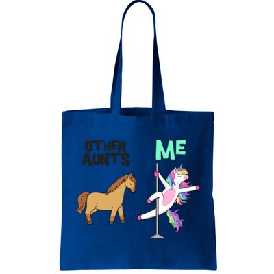 Other Aunt While Me Sparkle Unicorn Dancing Cute Gift Tote Bag