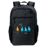 Oil And Water Don't Mix Well Funny Science Backpack