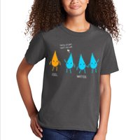 Oil And Water Don't Mix Well Funny Science Kids T-Shirt