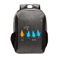 Oil And Water Don't Mix Well Funny Science Vector Backpack