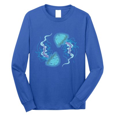 Ocean Animal Zoo Keeper Gift Sea Creature Animal Jellyfish Gift Long Sleeve Shirt