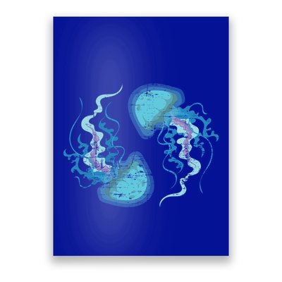 Ocean Animal Zoo Keeper Gift Sea Creature Animal Jellyfish Gift Poster