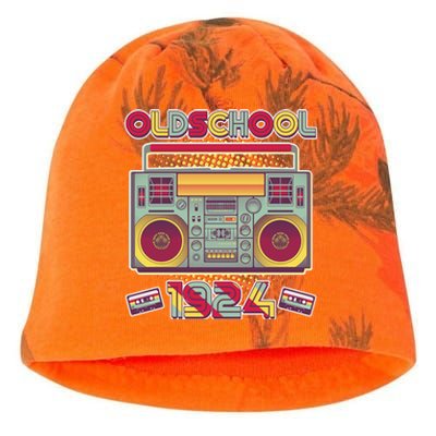 Oldschool Boombox 1924 100th Birthday Kati - Camo Knit Beanie