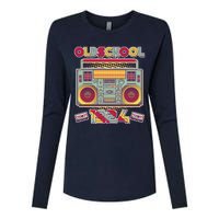 Oldschool Boombox 1924 100th Birthday Womens Cotton Relaxed Long Sleeve T-Shirt