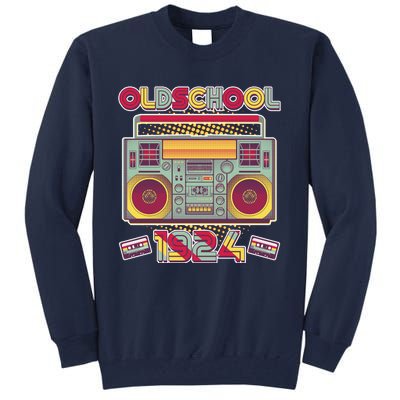 Oldschool Boombox 1924 100th Birthday Tall Sweatshirt