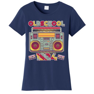 Oldschool Boombox 1924 100th Birthday Women's T-Shirt