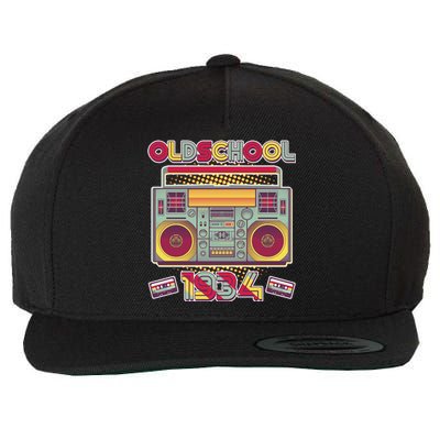 Oldschool Boombox 1934 90th Birthday Wool Snapback Cap