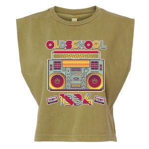 Oldschool Boombox 1934 90th Birthday Garment-Dyed Women's Muscle Tee