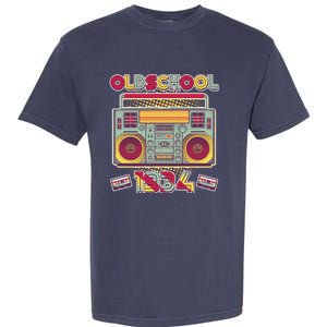 Oldschool Boombox 1934 90th Birthday Garment-Dyed Heavyweight T-Shirt